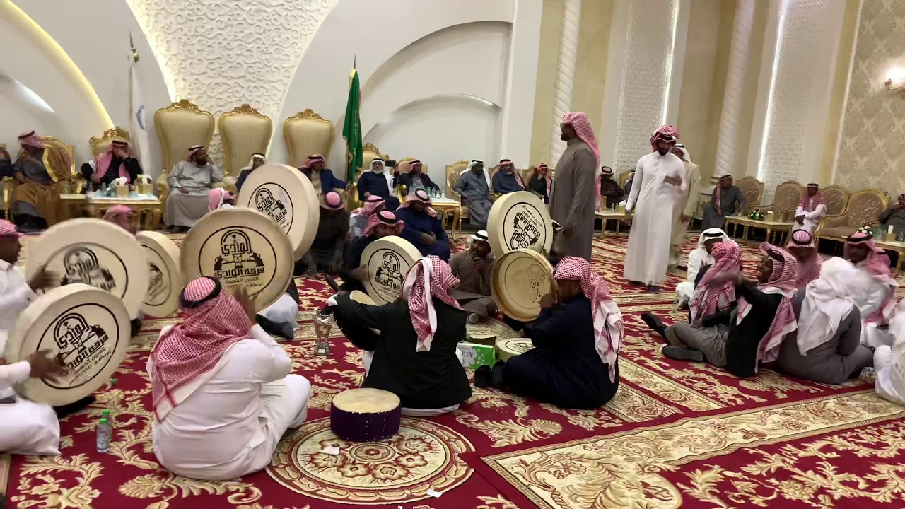 سامري فرقة الوادي:- زواج راشد بن مبارك ال ابو زميم 5