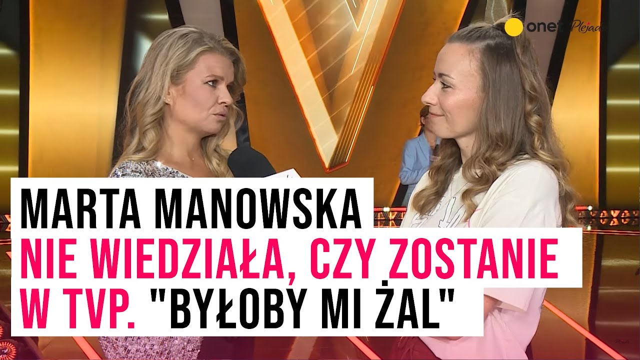 Marta Manowska nie wiedziała, czy zostanie w TVP. 