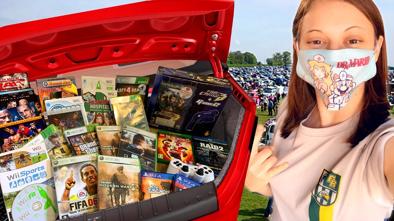 LIVE CARBOOT VIDEO GAME HUNTING & PICKUPS W/HOLSTER! (#46)