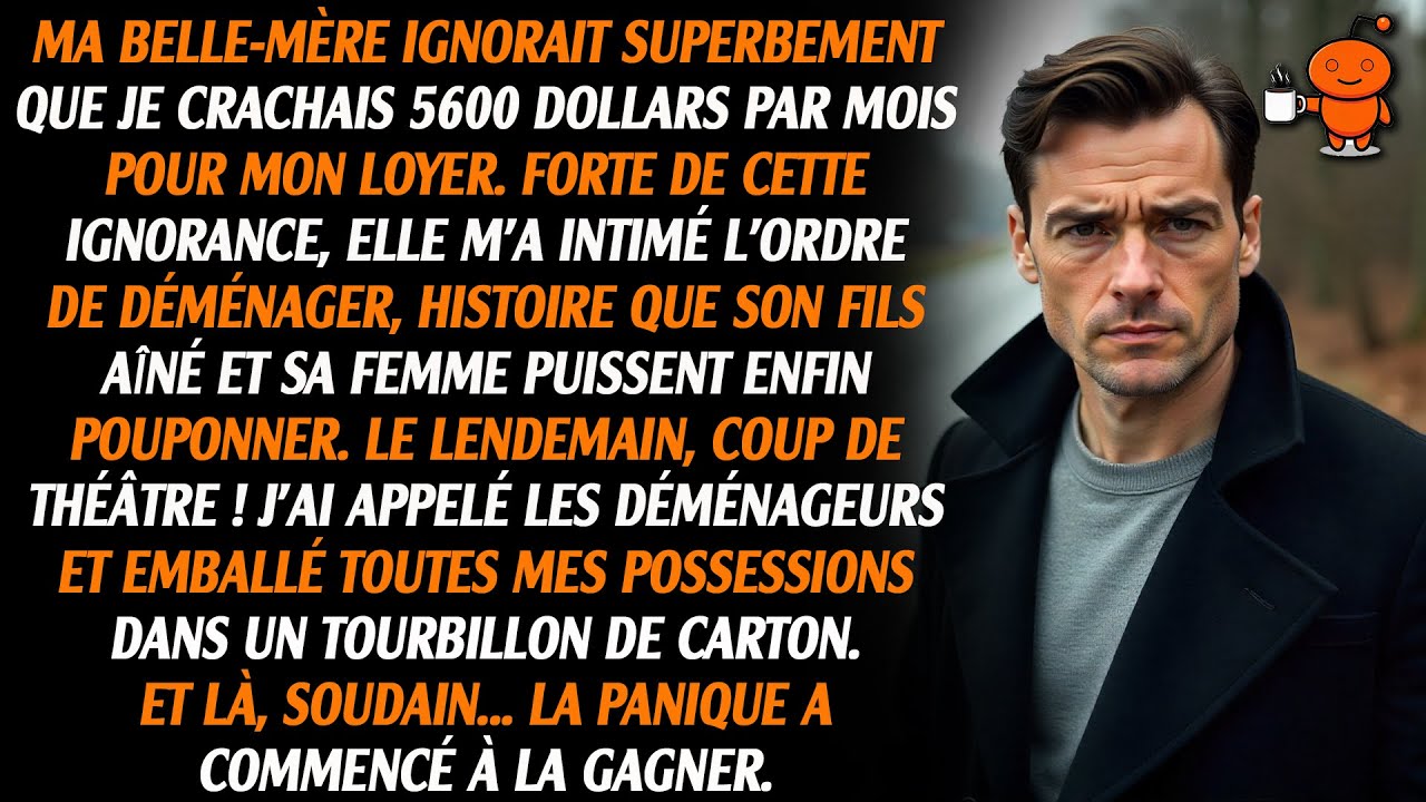 Ma belle-mère ne savait pas que je payais 5 600 dollars de loyer par mois. Elle m'a dit de déménager