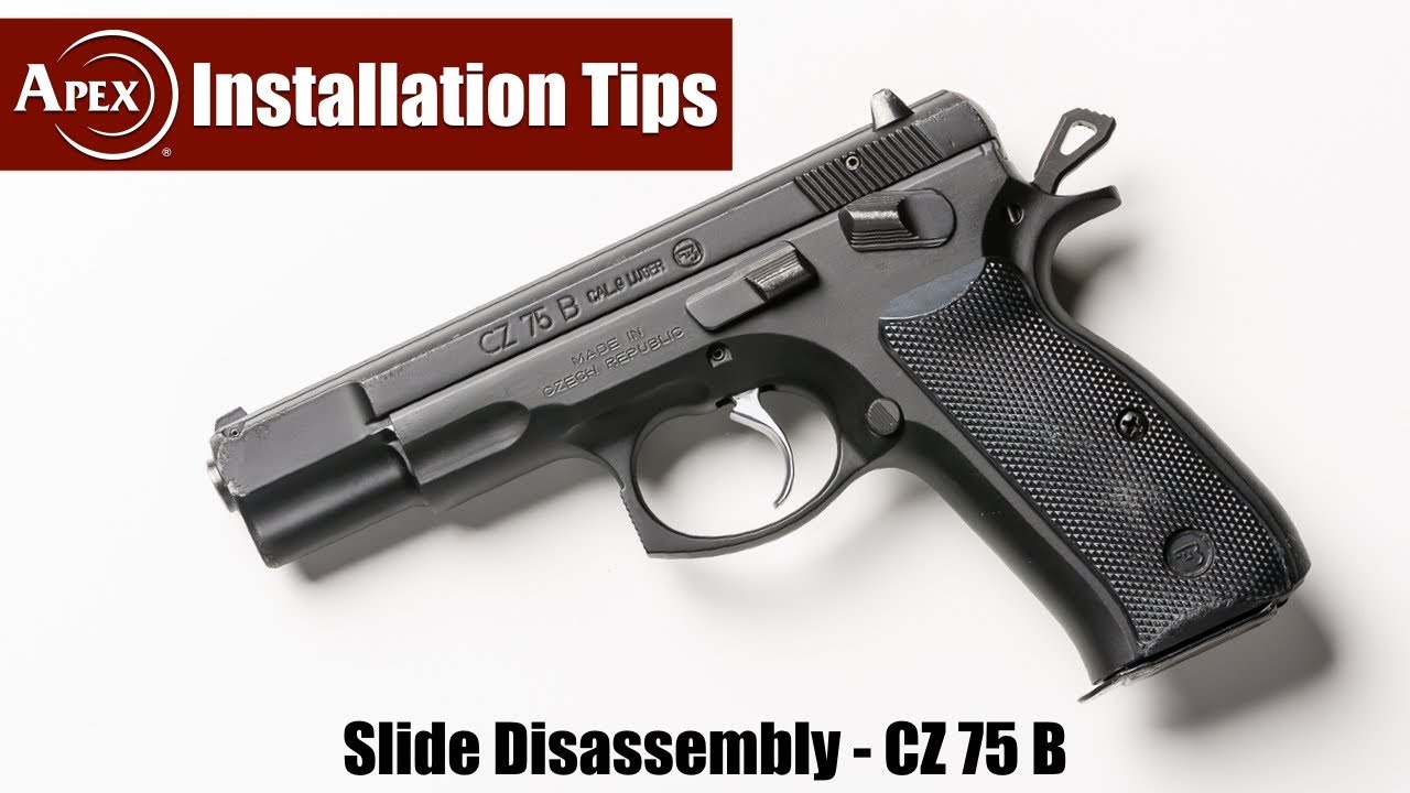 Как разобрать затвор CZ 75 B