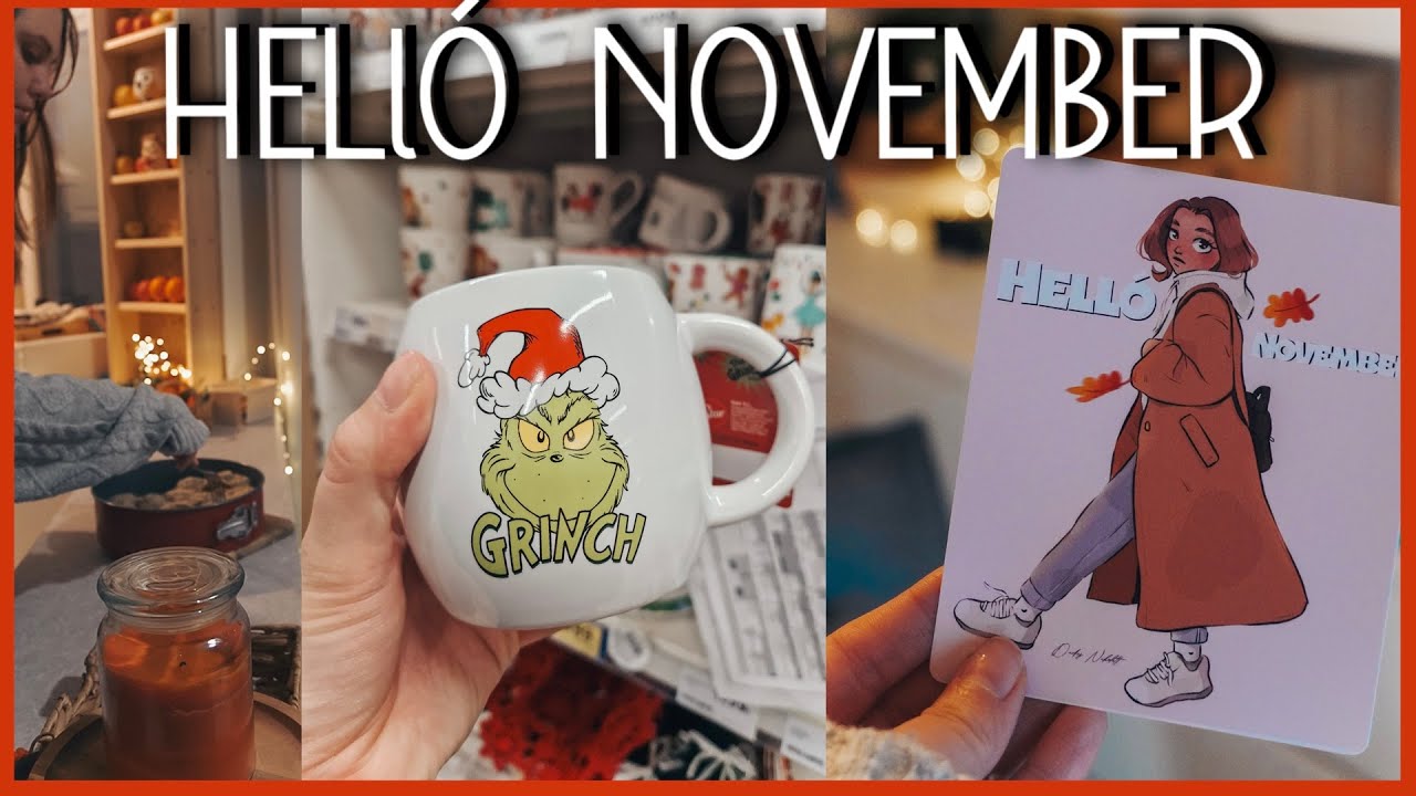 Cozy november vlog! Dekorok nyom&aacute;ban + t&eacute;li lelassul&aacute;s & matrica k&eacute;sz&iacute;t&eacute;s!