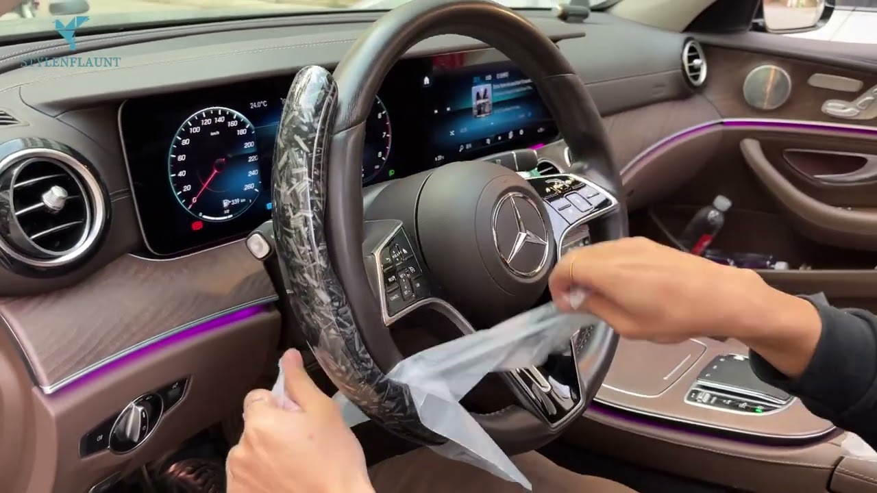 Universal Carbon Fiber Steering Wheel Grip Cover | Non-Slip | STYLENFLAUNT|