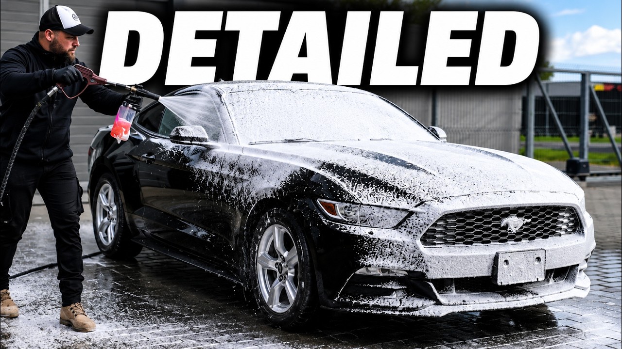 Dirty Ford MUSTANG - First WASH in 2 years