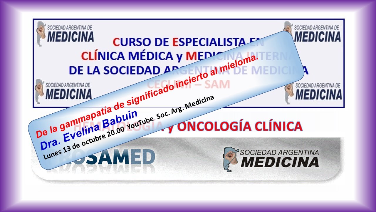 👉De la gammapatía de significado incierto al mieloma.
