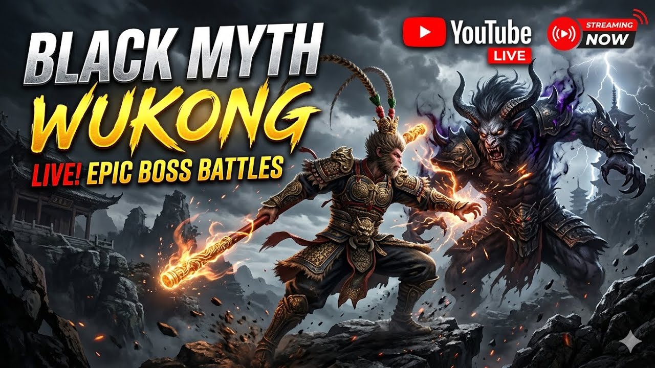 Black Myth: Wukong Gameplay Live 🔥 First Playthrough | Boss Fights & Secrets