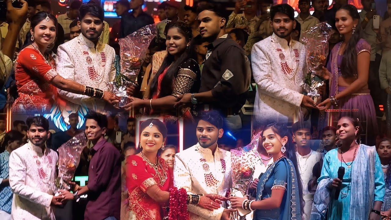 🥸पालघर ची फेमस जोडी 💞 महेश उंबरसाडा 😍 दर्शना झिरवा ❤️ मयूर रावते चे लग्नात 🎹 RK King 👑 DJ Roshan ✌️