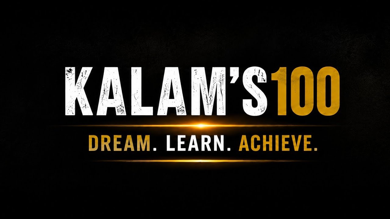 KALAM'S100 is live | Big announcement