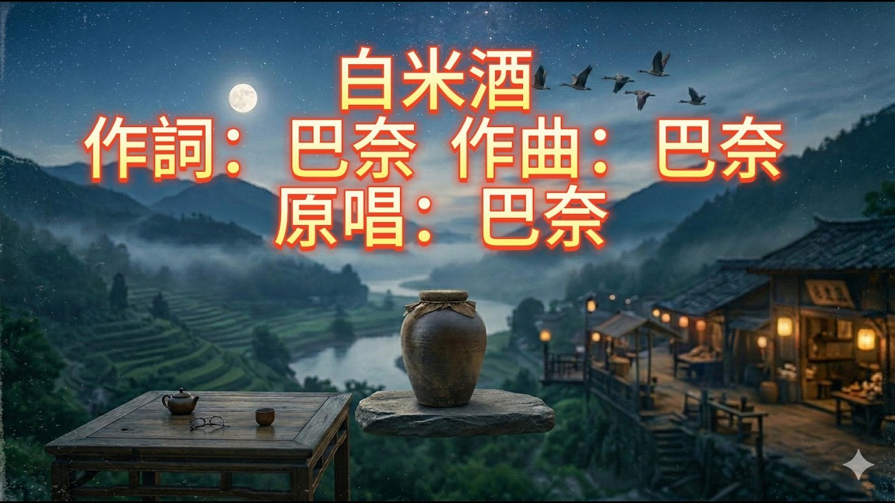 《白米酒 》詞曲 : 原住民部落歌謠 改編/原唱：巴奈 | 在烈火般的酒意裡自我放逐，於迷醉與孤單之間反覆呼喊自由的靈魂獨白