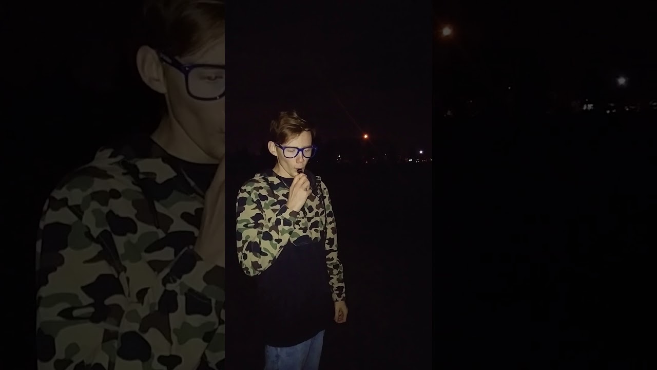 Austin takes a huge toke off the vape