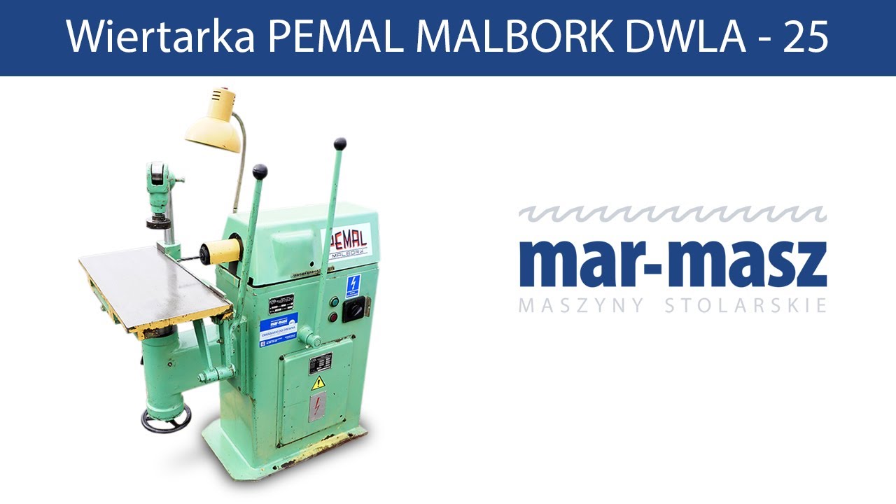 Wiertarka pozioma PEMAL MALBORK DWLA – 25 - Mar-Masz | Woodworking Machines