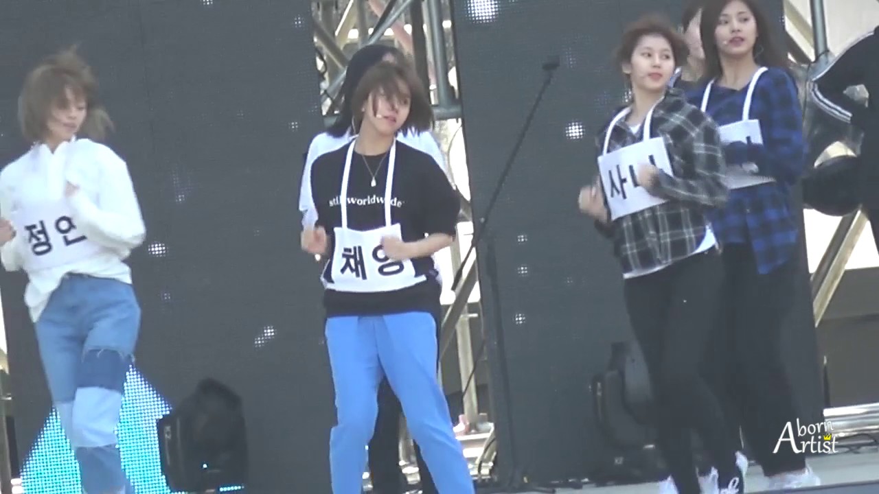170519 전주 뮤뱅 TWICE 채영 SIGNAL 리허설