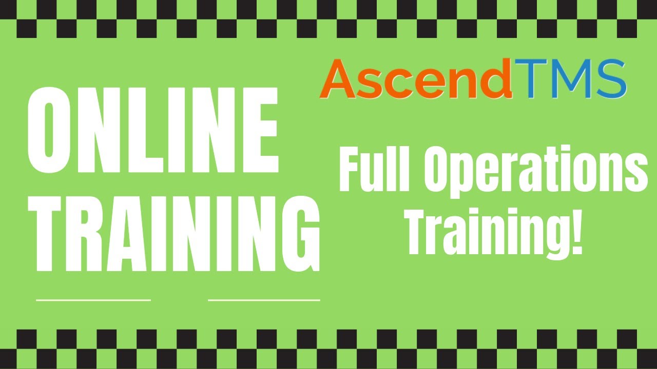 FULL AscendTMS Operations Training! (2024)