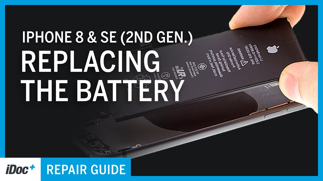 iPhone 8 & SE (2nd generation) – Battery replacement [including reassembly]