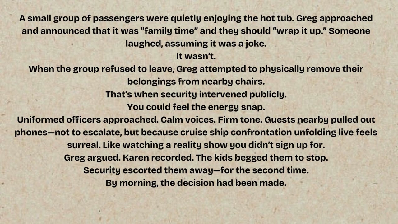 Americans get kicked of cruise ship vacation for trying to boss everyone around