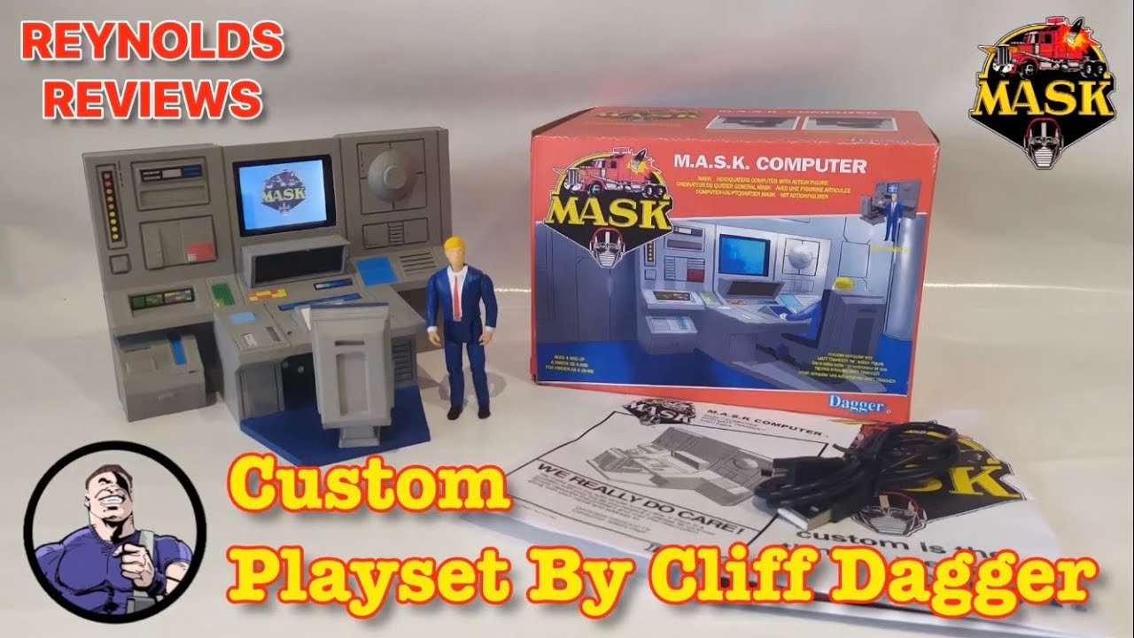 MASK call up computer custom playset by @skatafight