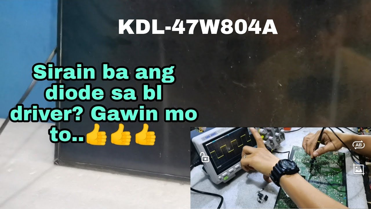 KDL-47W804A(Matagal ng patay na tv buti nagawa pa)