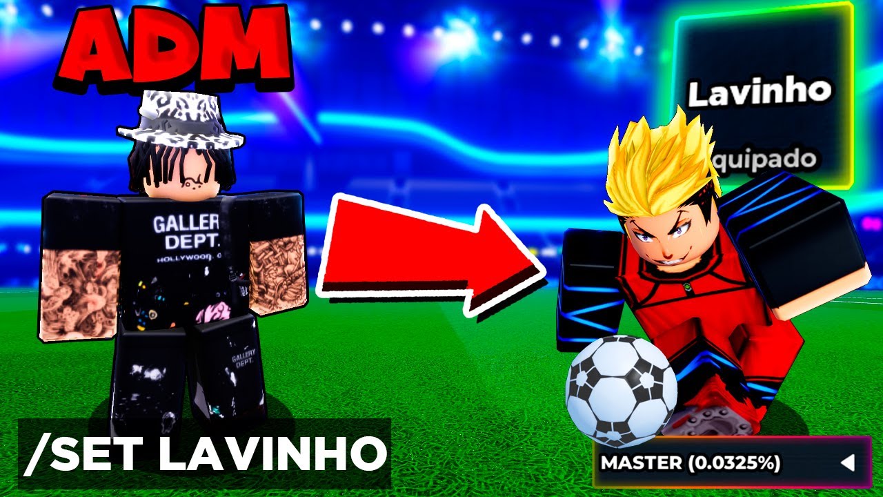 DESAFIEI o ADM VALENDO o ESTILO LAVINHO no Blue Lock Rivals!⚽