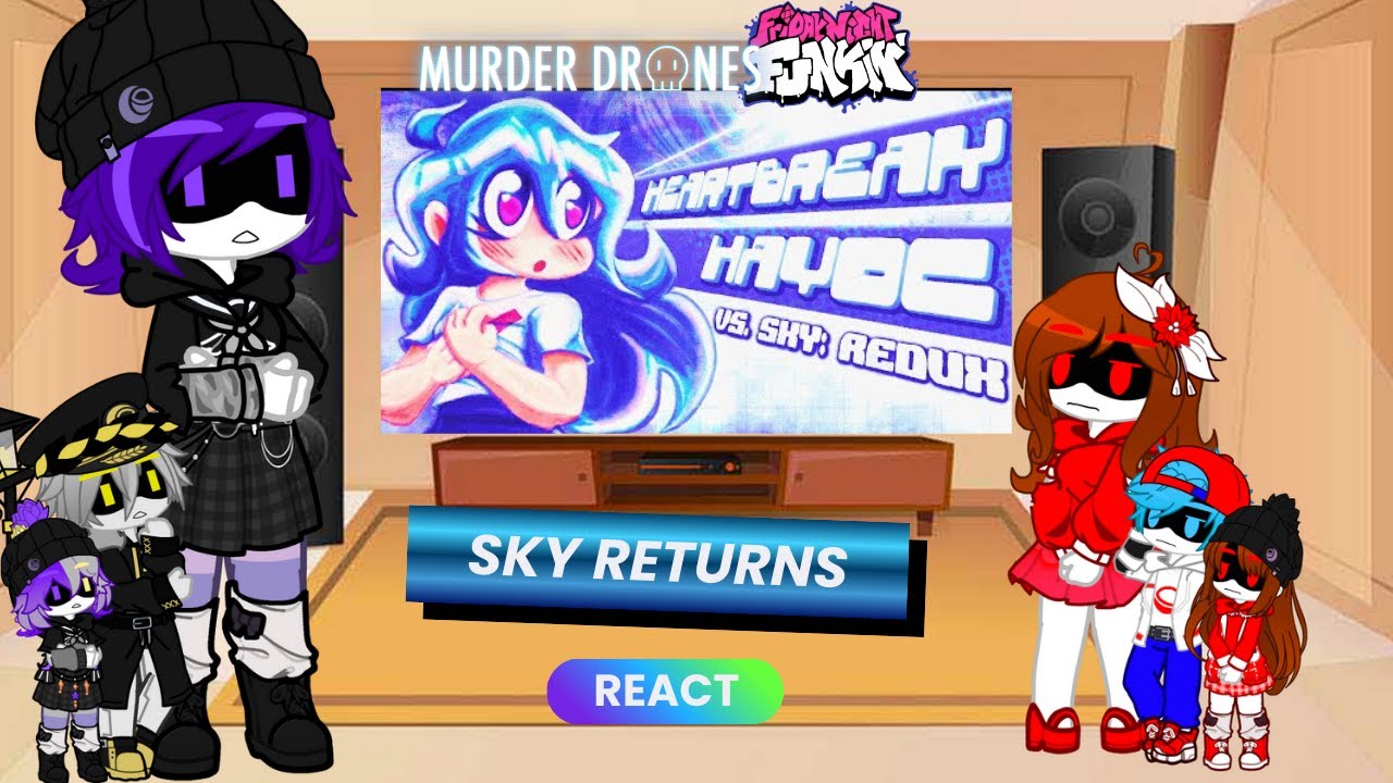 MD & FNF React - FNF Vs Sky REDUX