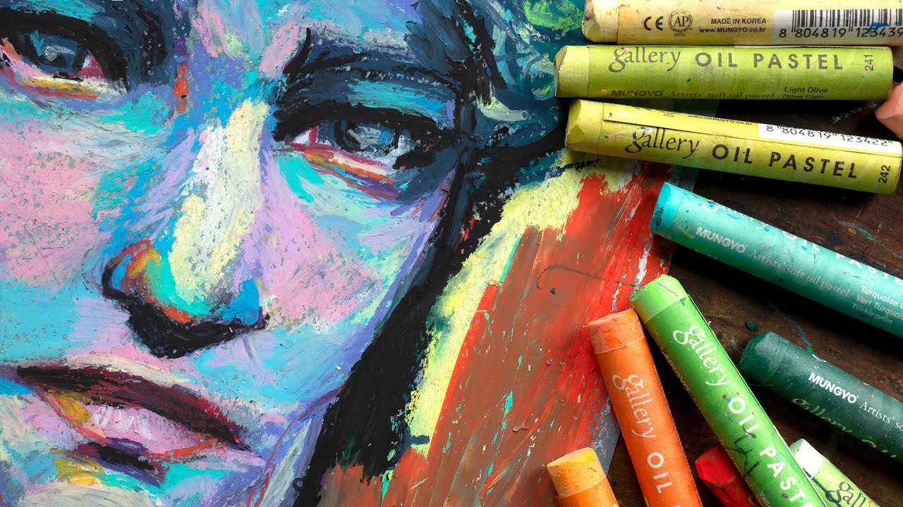 Trying oil pastels for the first time!