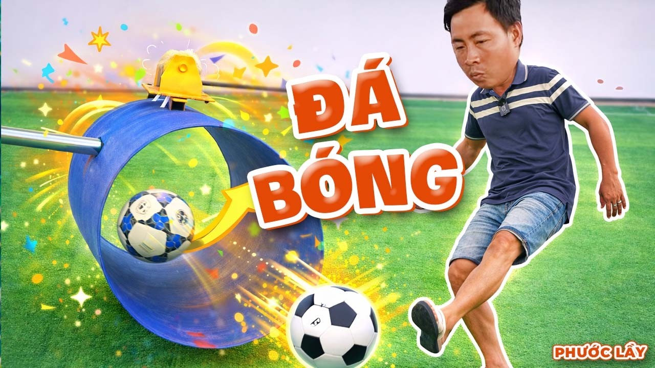 Thử Th&aacute;ch Đ&aacute; B&oacute;ng V&agrave;o C&aacute;p Phuy Đang Chạy | Phước Lầy