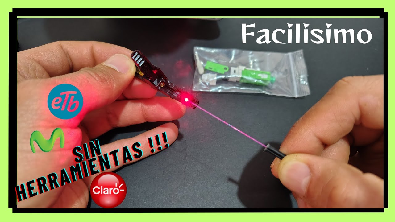Cómo Reparar un Cable de Fibra Óptica SIN Herramientas | Método Fácil en Casa
