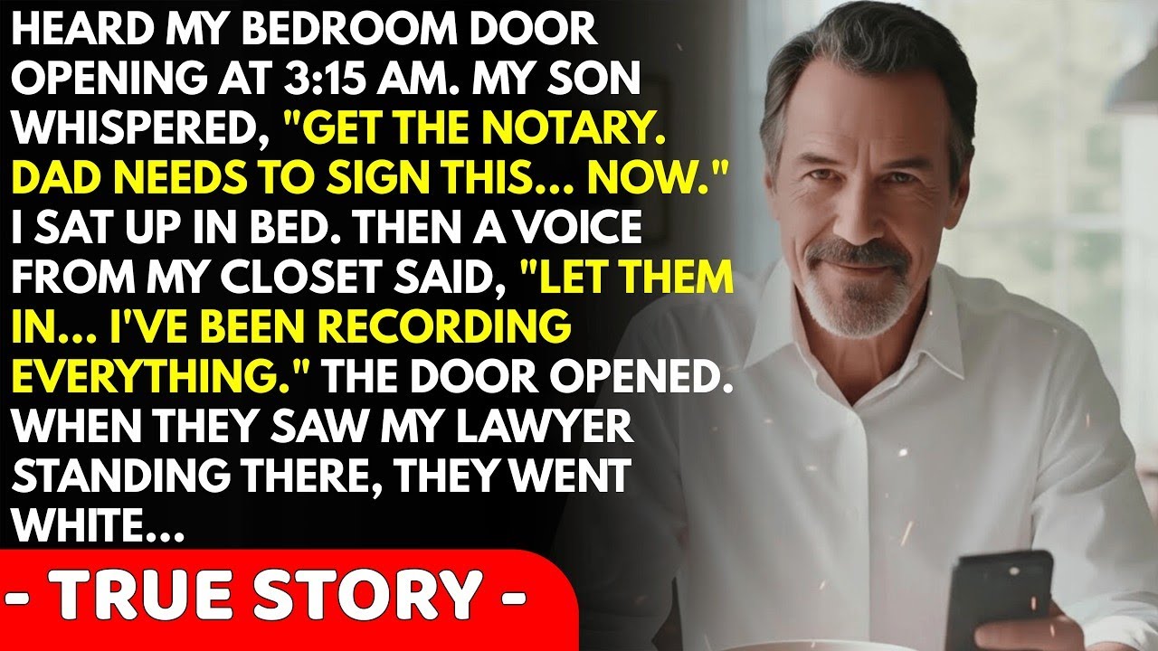 My Son Broke Into My Room At 3:15 AM With A Notary, Saying 