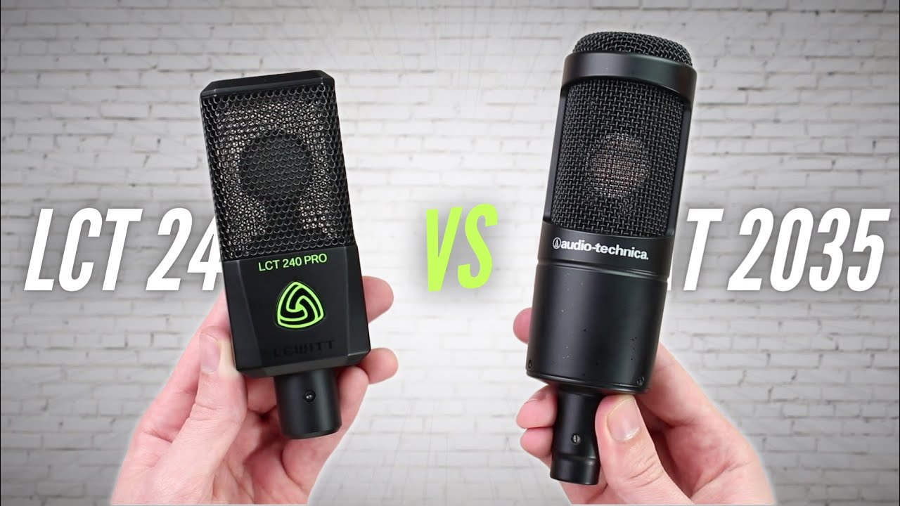 Лучшие бюджетные микрофоны для вокала — Audio-Technica AT2035 против Lewitt LCT 240 Pro