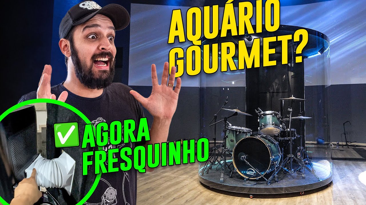 AQUÁRIO PARA IGREJA ATUALIZADO! CHORA BATERA, NÃO TEM DESCULPA!