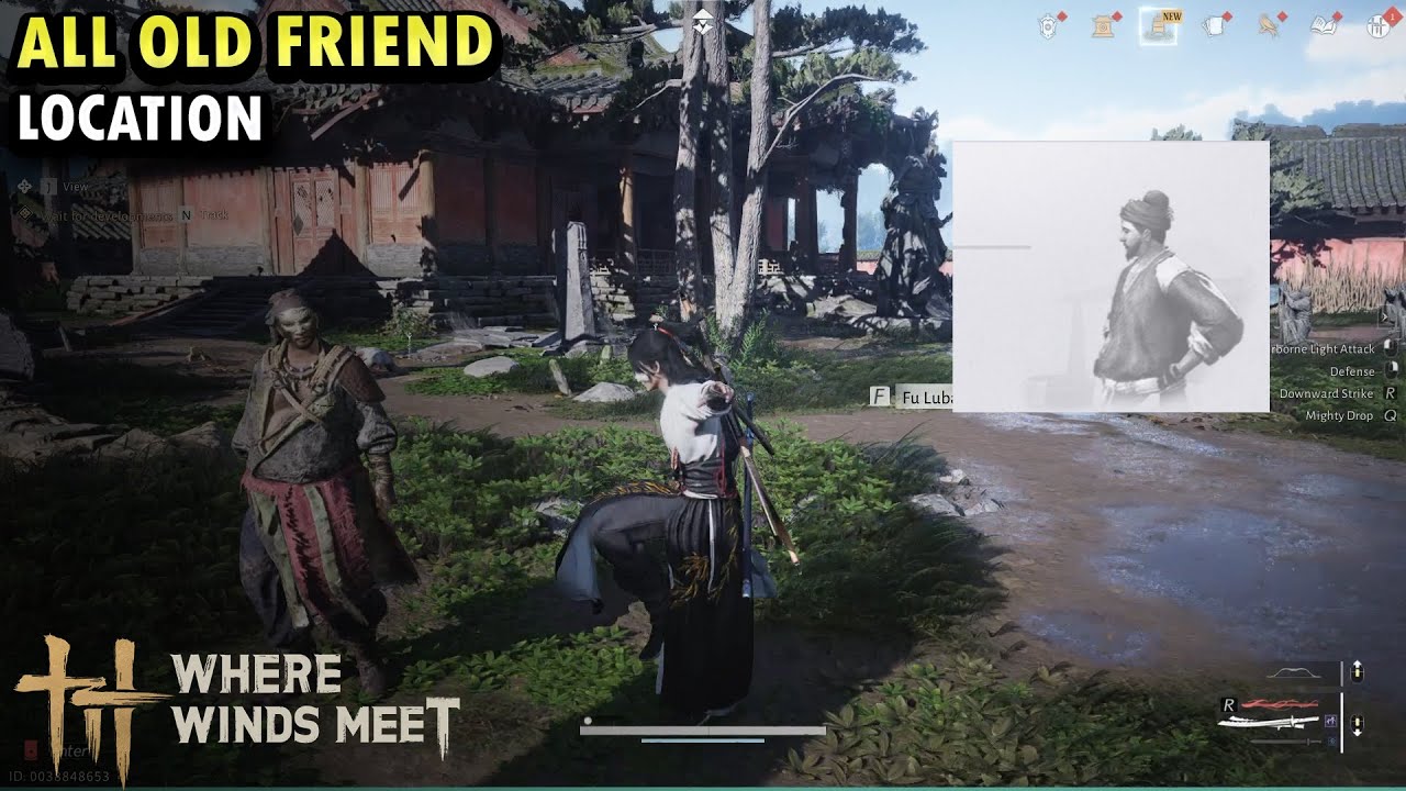 All Old Friend in General's Shrine Location | Sentinent Being Colection Where Winds Meet