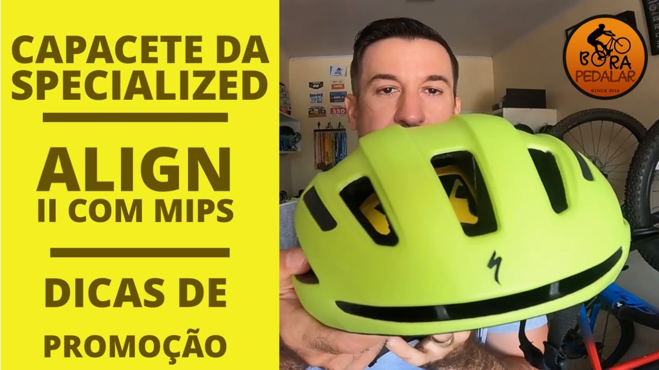 Capacete Specialized Align II com MIPS - Super Promoção