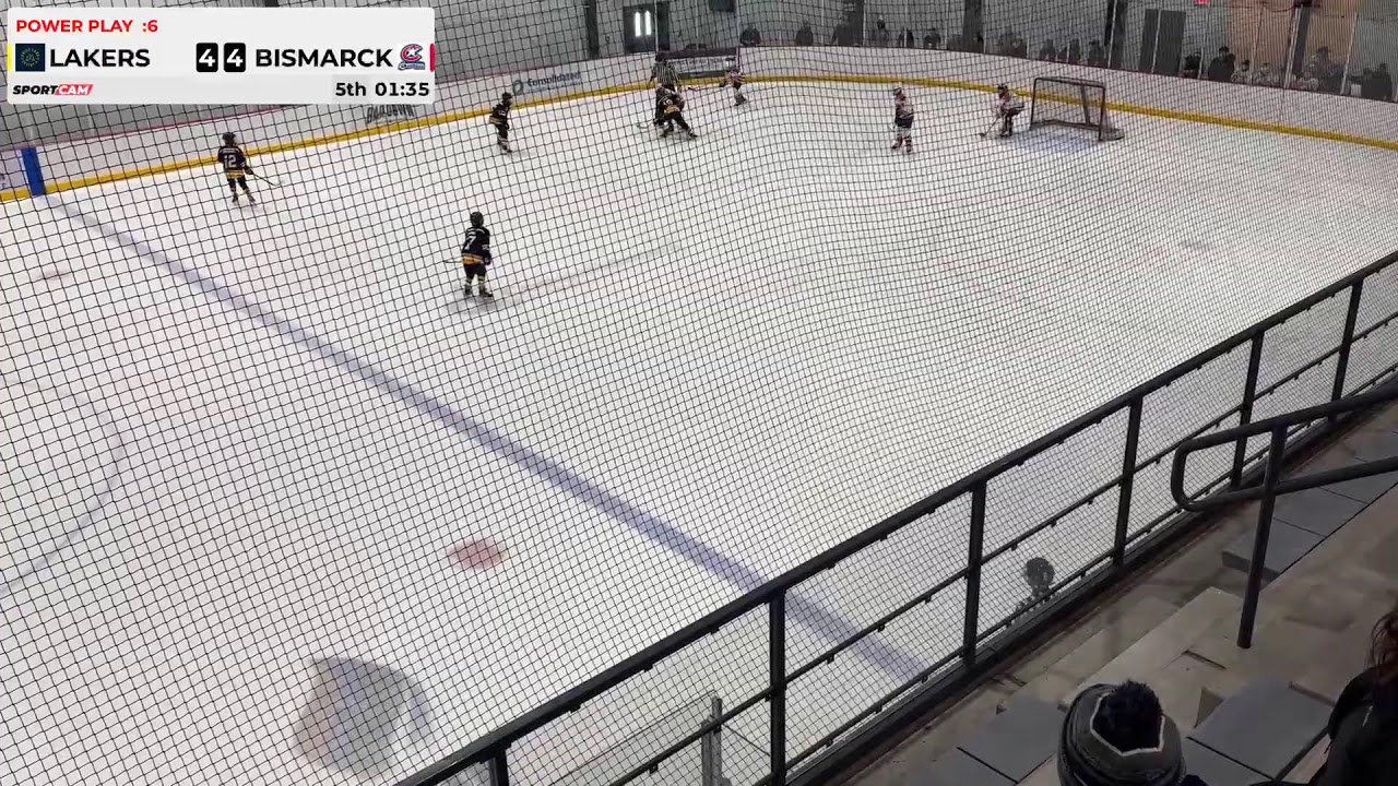 Fargo International Lakers vs Bismarck 5-4 OT : 22/02/2026