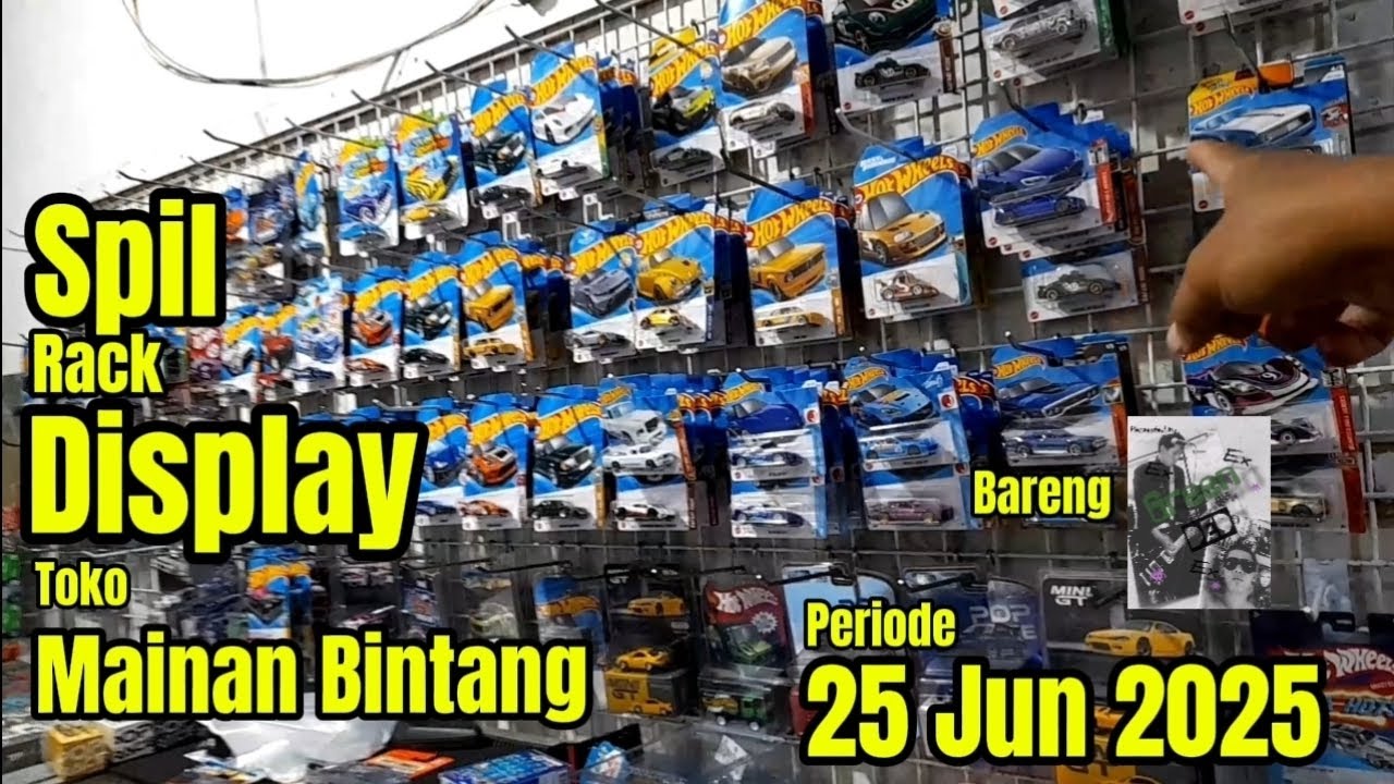 Spil rack display toko mainan bintang periode 25Jun2025