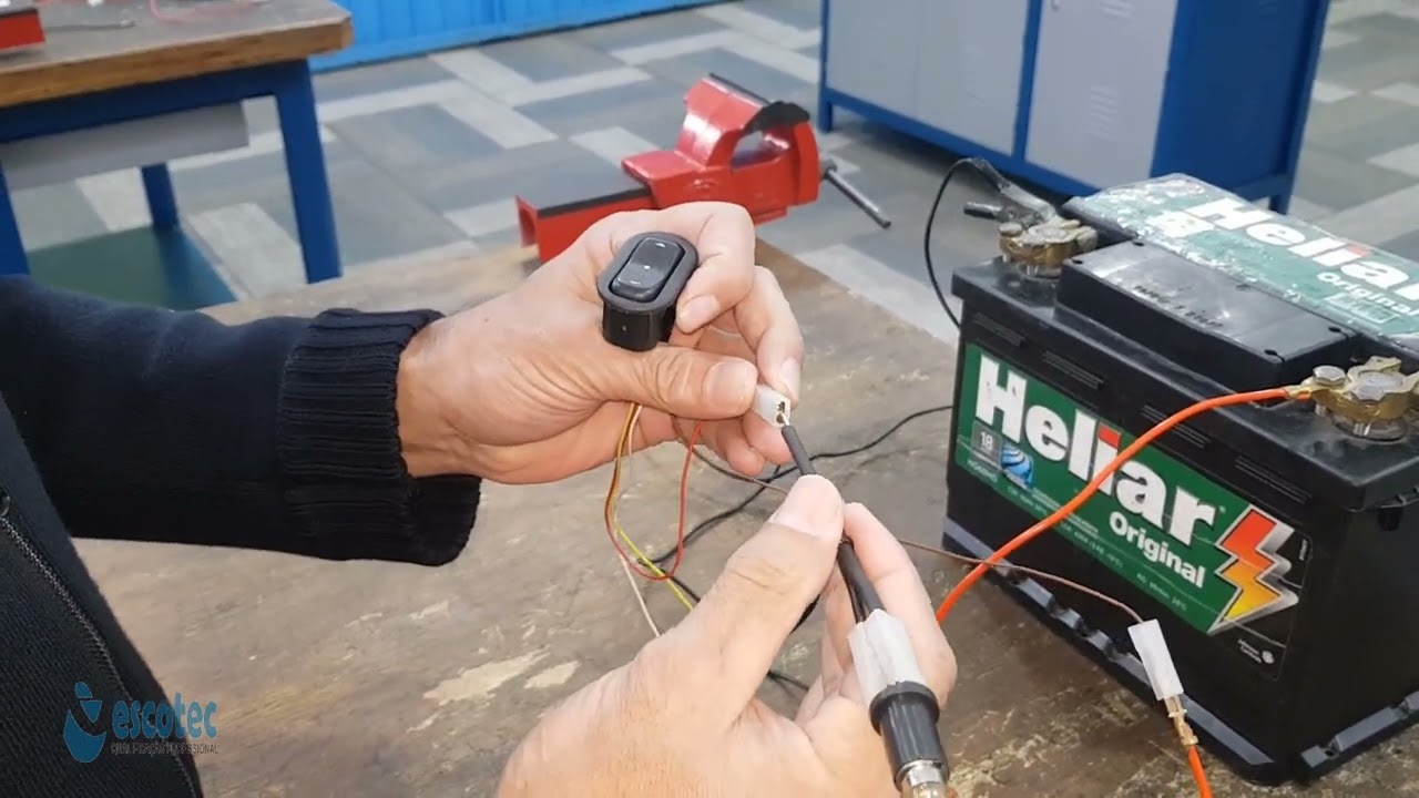 Como testar botão vidro elétrico Prisma Celta Montana corsa Zafira Meriva Astra Joy Spirit 2 pulso+