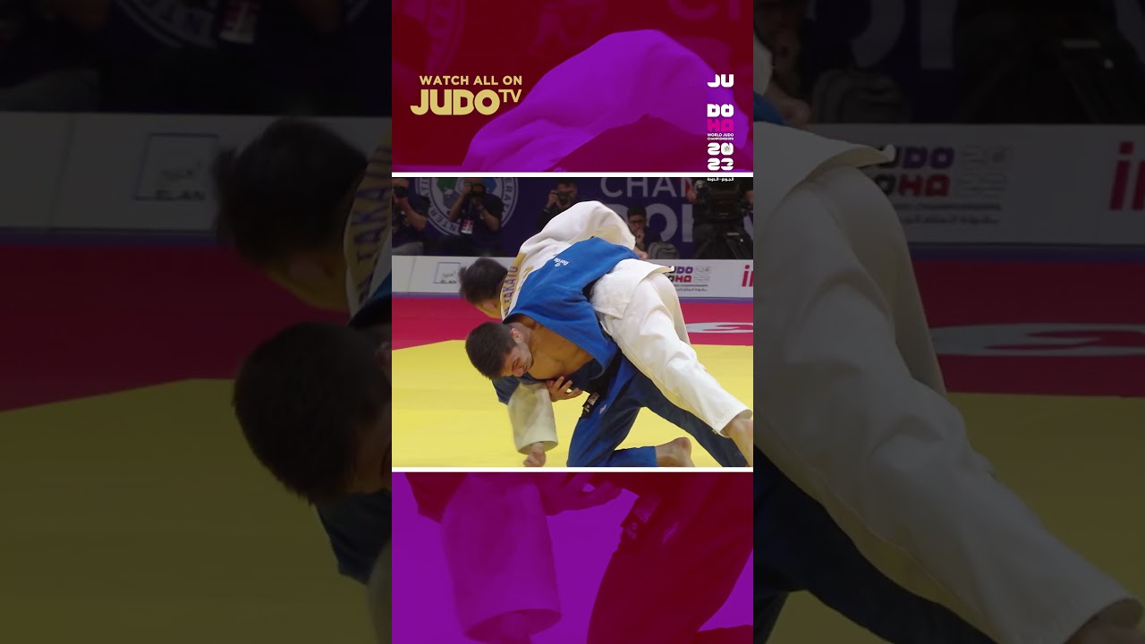 One word: &Eacute;PICO 🔥🤯 Garrigos stuns the Olympic champion to advance into the world final!! #Judo