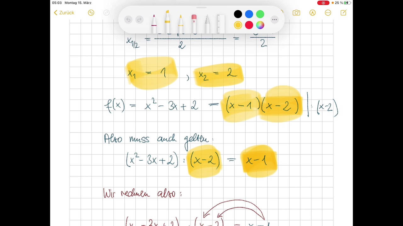 Analysis 11 — Polynomdivision