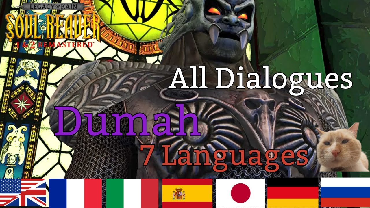 Legacy of Kain Soul Reaver 1 Remastered, Dumah All Dialogues, Different Languages