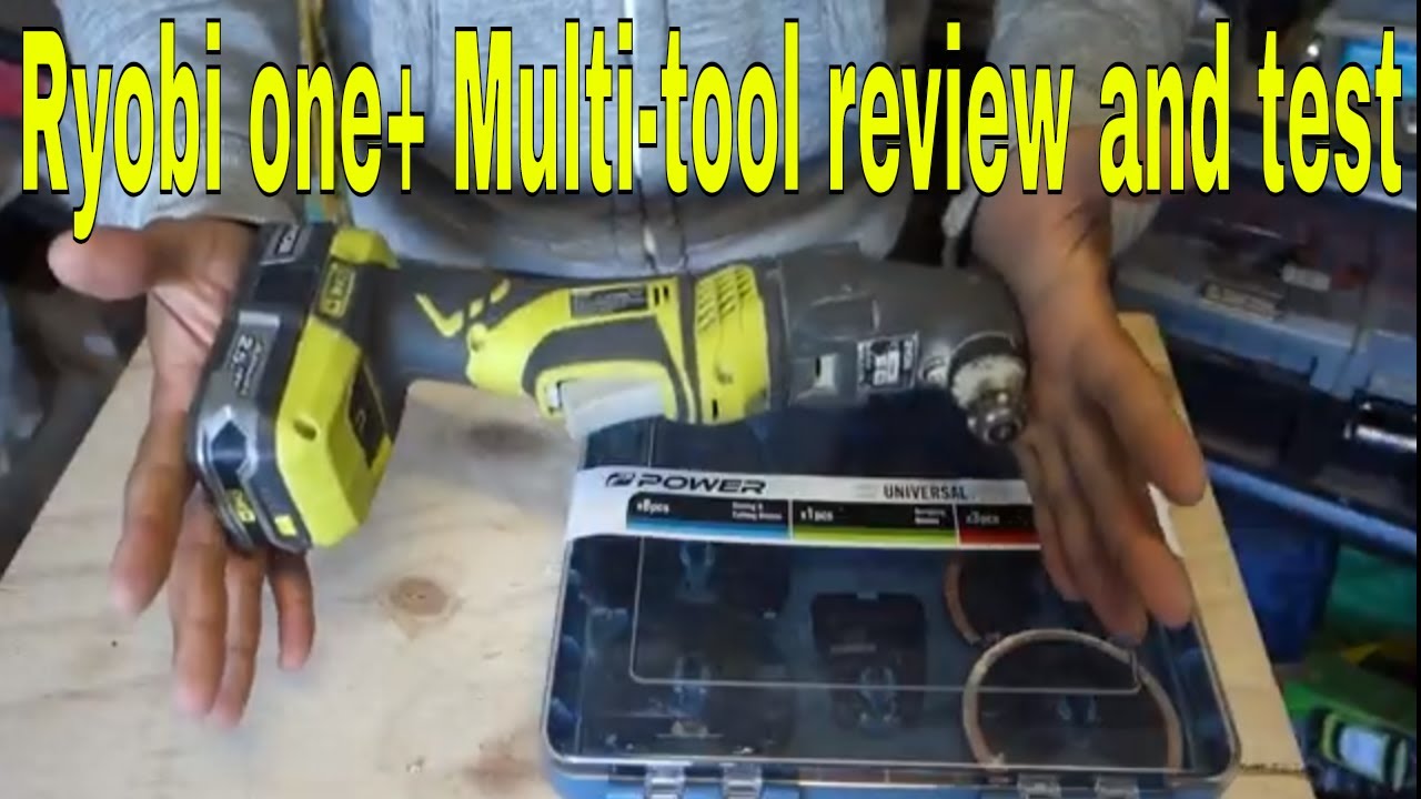 Ryobi one+ multi tool review and testing - 18v job plus