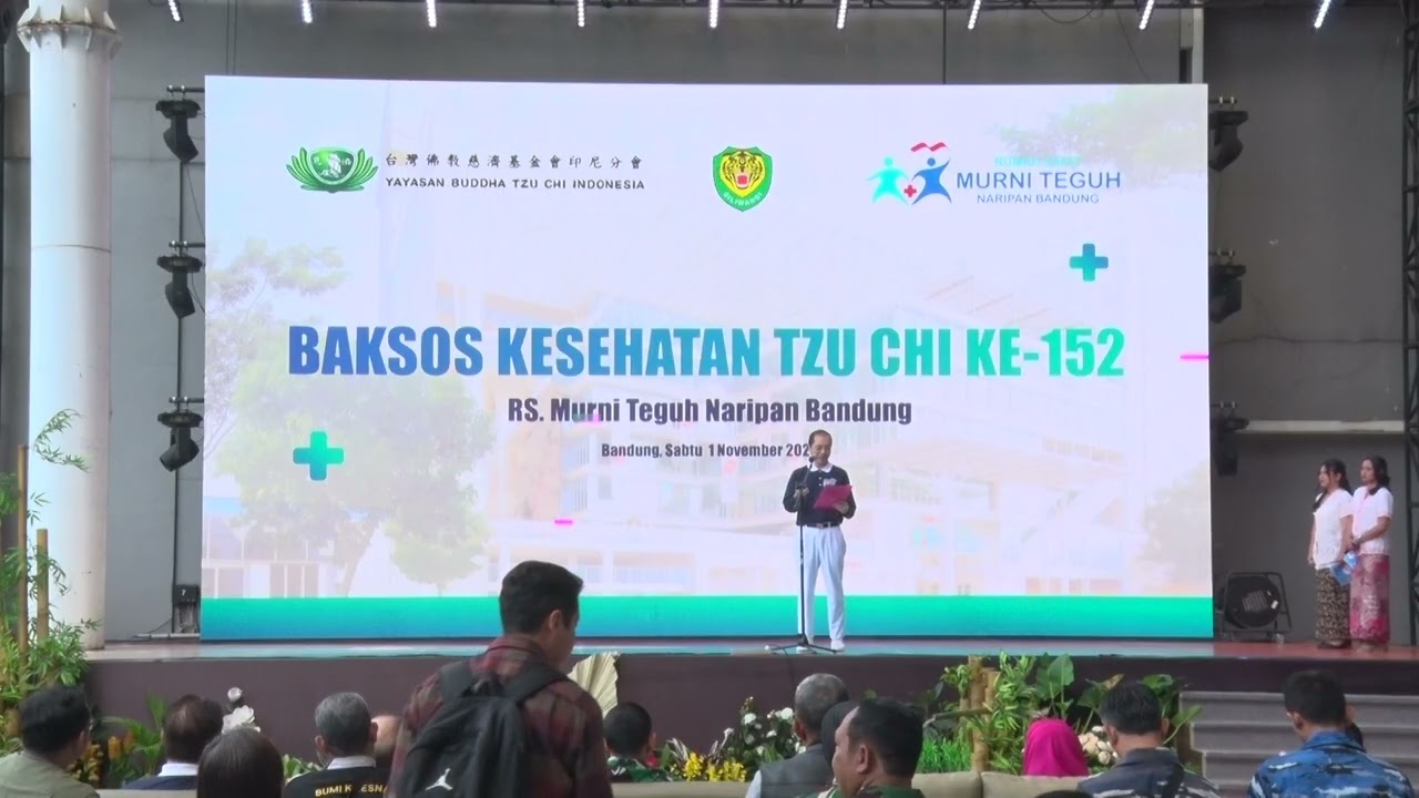 Opening Ceremony Bakti Sosial Kesehatan Tzu Chi Ke-152