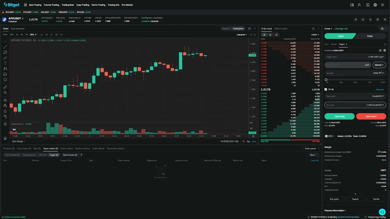 How To Raise An Order - Bitget Long Order