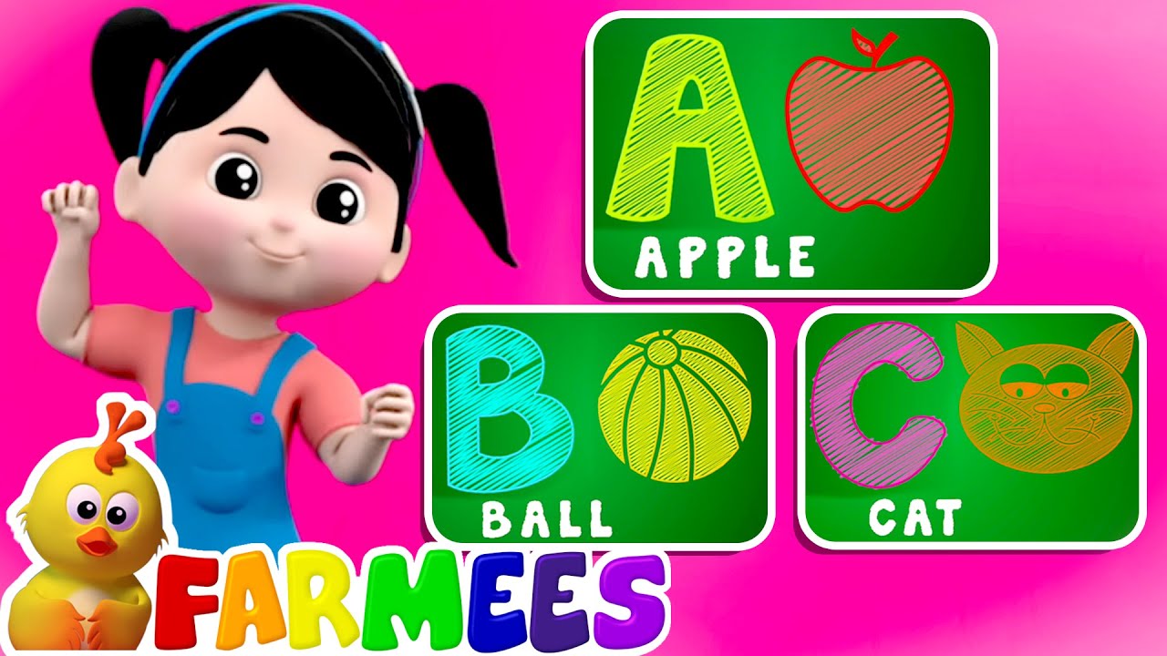 ABC Phonics Song | Preschool Learning Videos | Farmees Nursery Rhymes & Kids Songs | Animal Cartoon