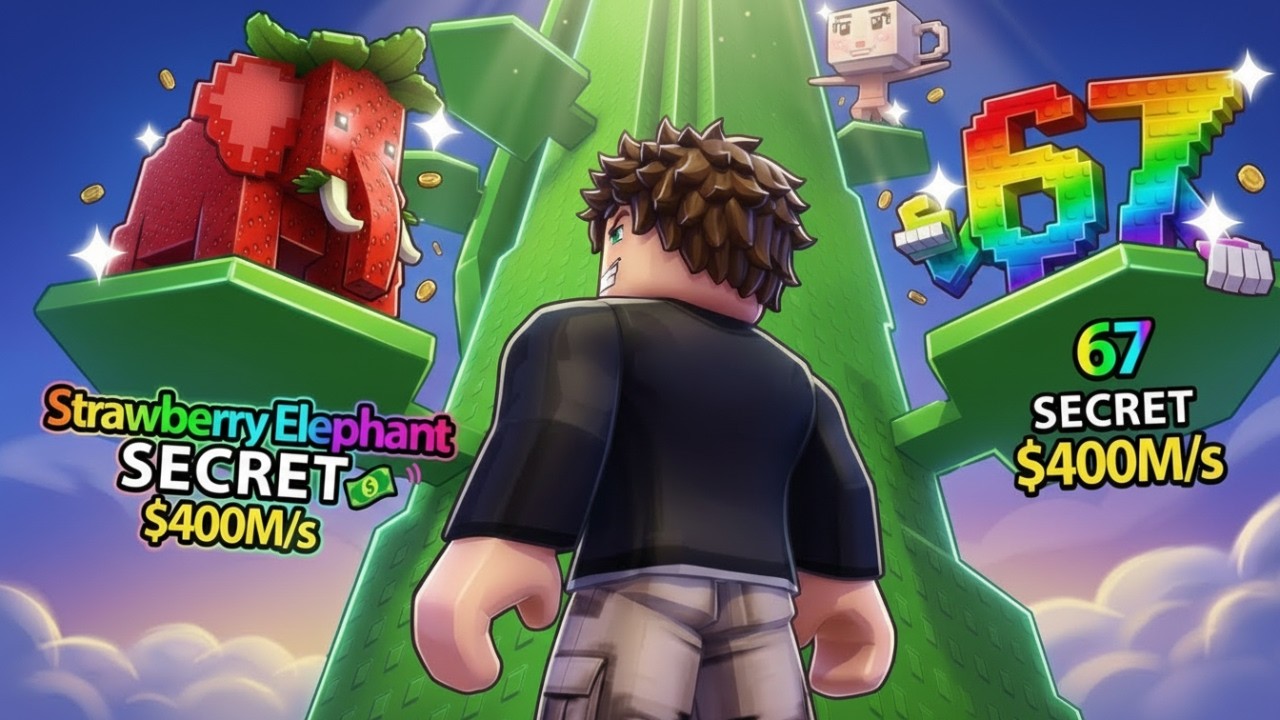 I Grew the BIGGEST BEANSTALK in Roblox Brainrots! 🌱