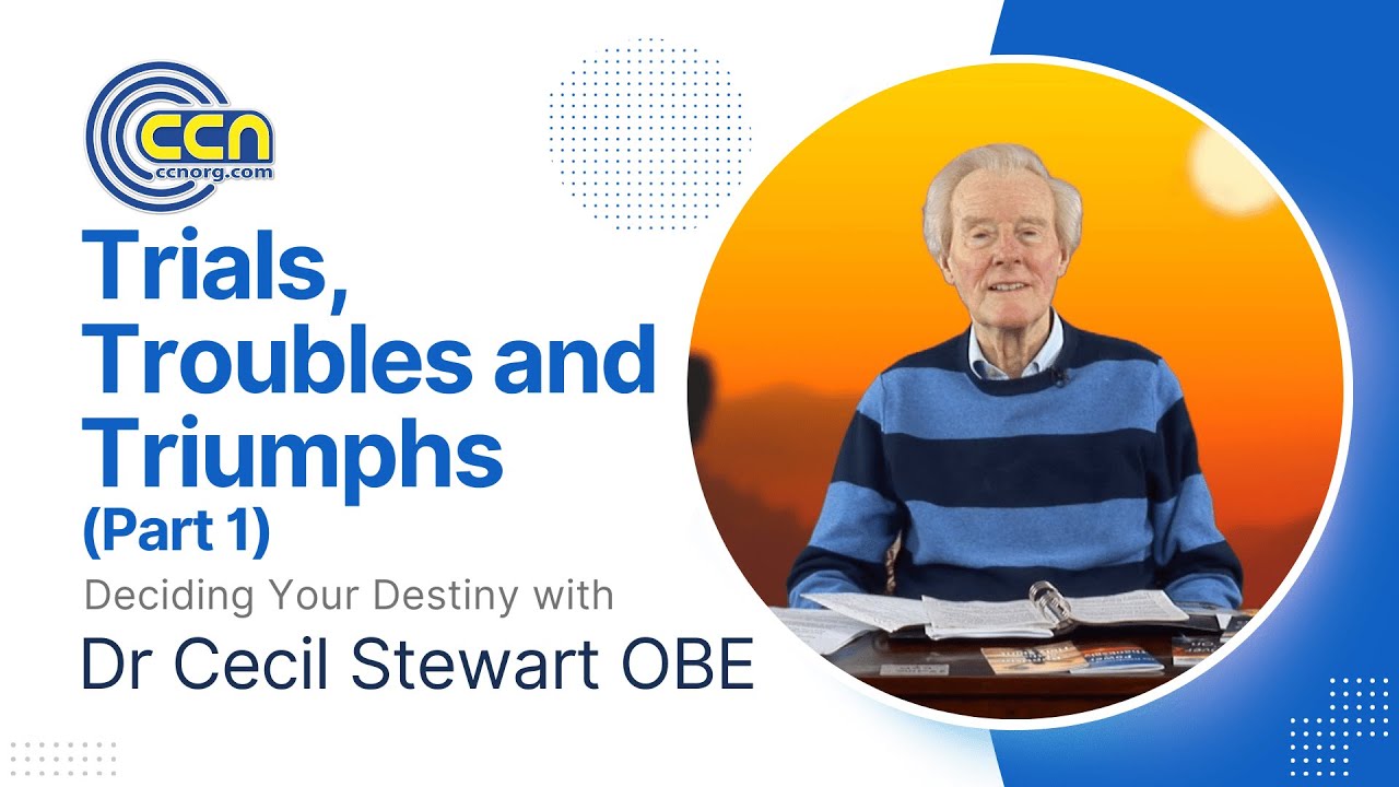TRIALS, TROUBLES AND TRIUMPHS Part 1/2 (Newtownabbey, Northern Ireland) with Dr Cecil Stewart OBE
