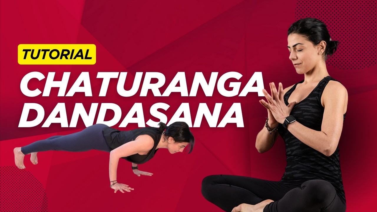 VINYASA YOGA in sicurezza | Pratica la posizione di chaturanga dandasana step by step 🔥