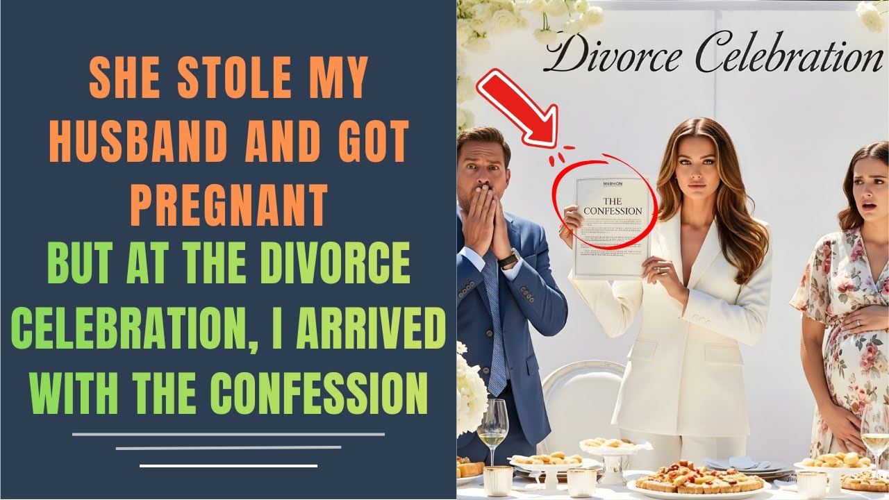 She Stole My Husband And Got Pregnant…But At The Divorce Celebration, I Arrived With The Confession