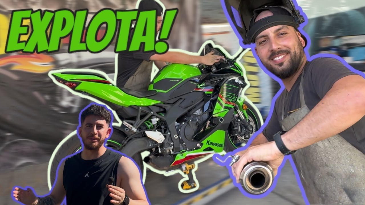 ESCAPE LIBRE A LA NINJA ZX4RR ?? - VOLYANOS @MOTOSTORE CHILE