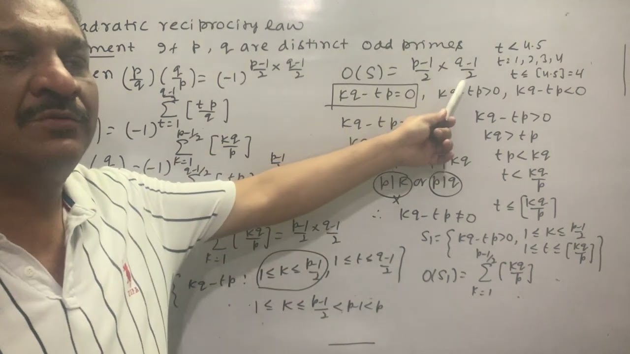 State and prove Quadratic Reciprocity Law | Lecture-10