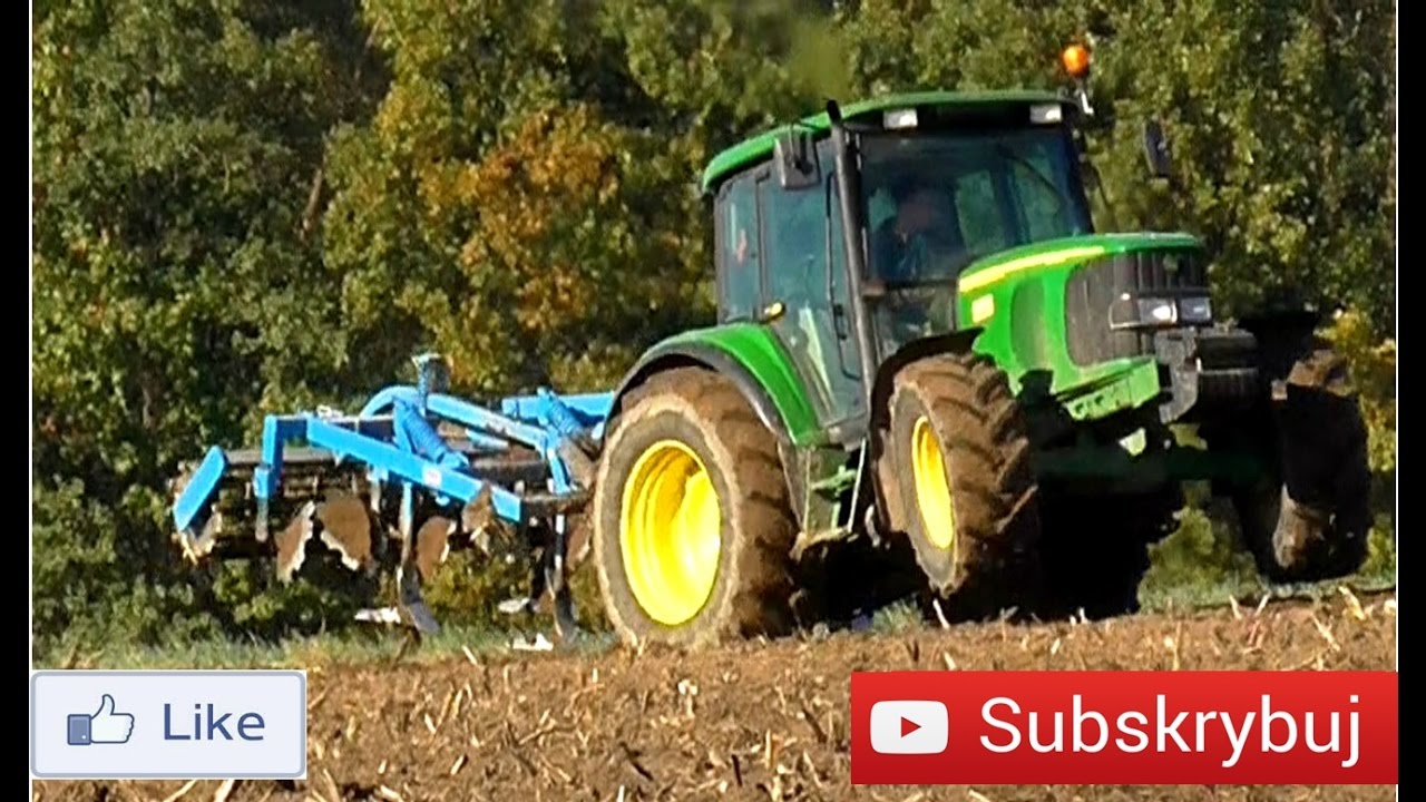 ★☆Gruberowanie ścierniska po kukurydzy☆★ John Deere 6420 & Gruber Mandam KUS