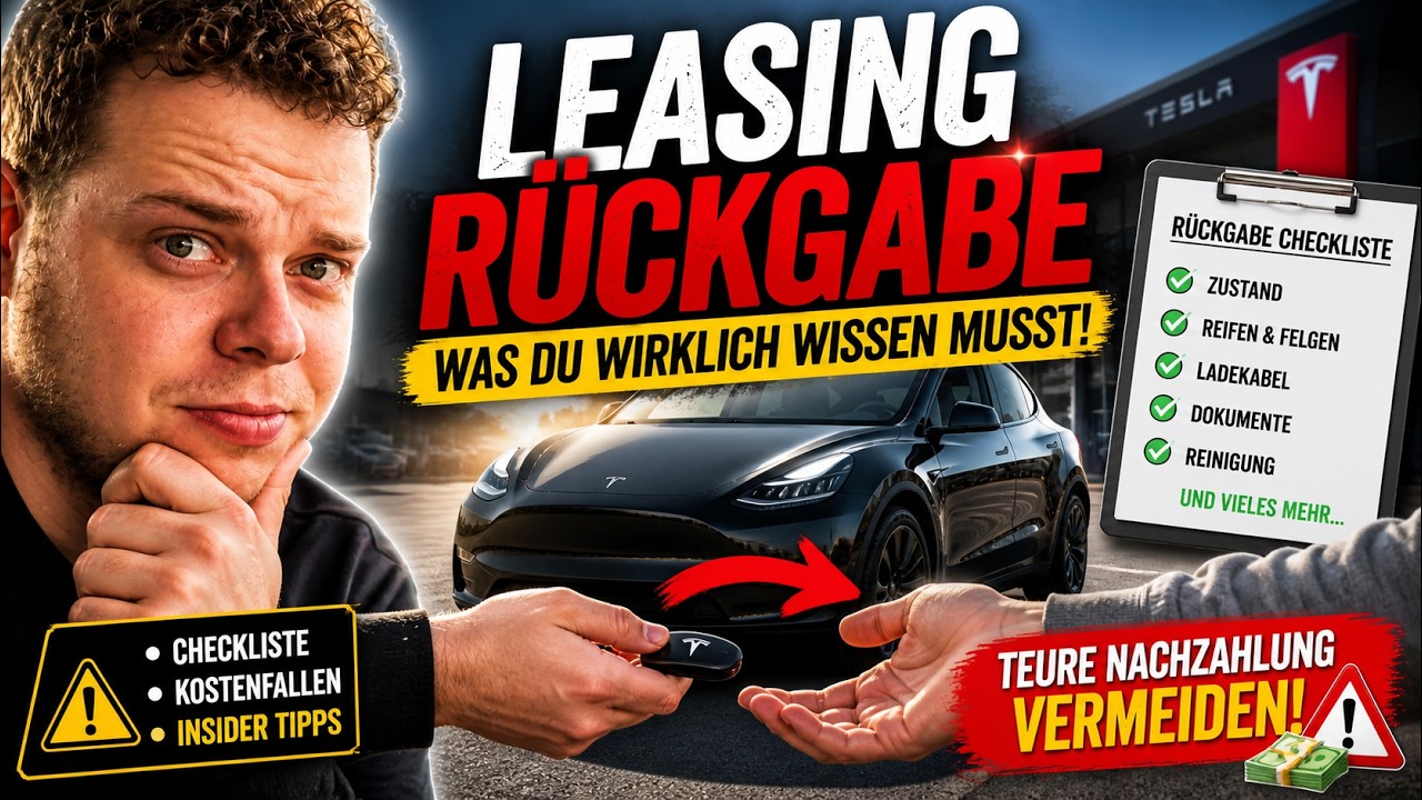 Leasingrückgabe beim Tesla -- So funktionierts!
