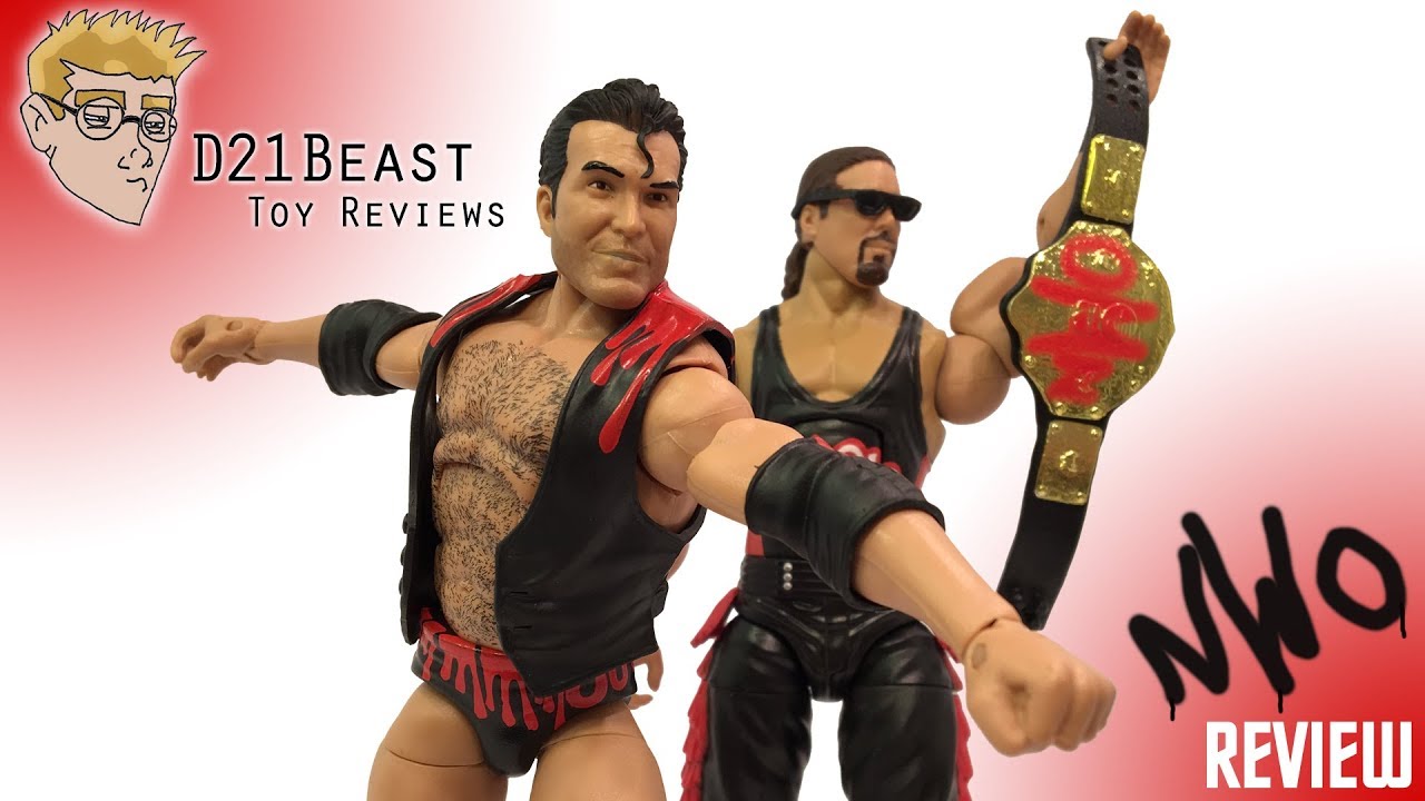 WWE (WCW) Elite Flashback SCOTT HALL and KEVIN NASH figure review - NWO Ringside Exclusive